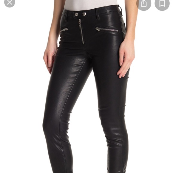 Blank NYC for Free People faux leather pants - Picture 1 of 8